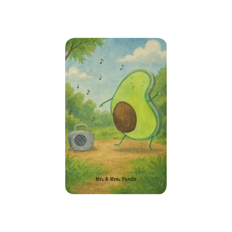Sherpa Kuscheldecke Avocado Tanzen Design