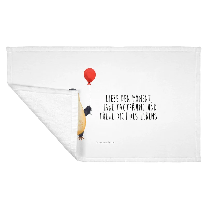 Handtuch Pinguin Luftballon