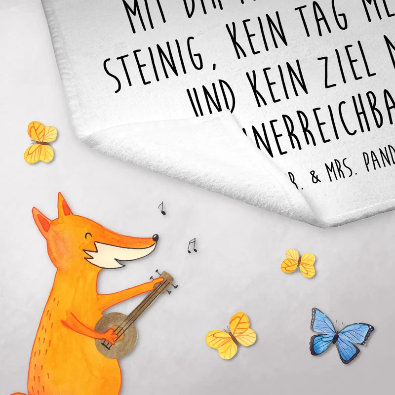 Gästehandtuch Igel Liebe