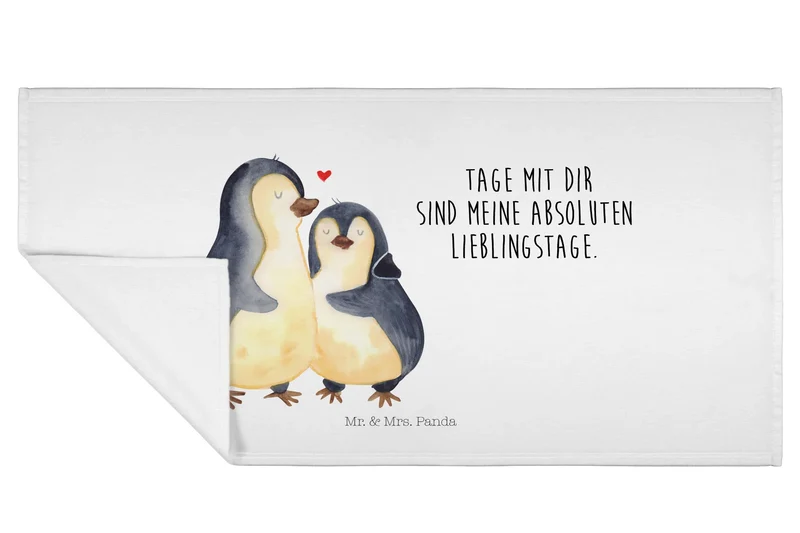 Handtuch Pinguin umarmen