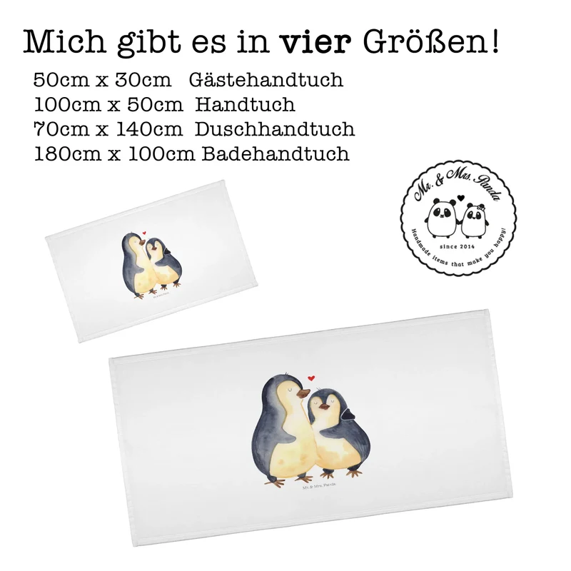 Handtuch Pinguin umarmen
