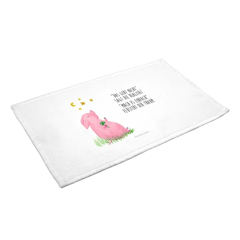 Handtuch Schwein Glück