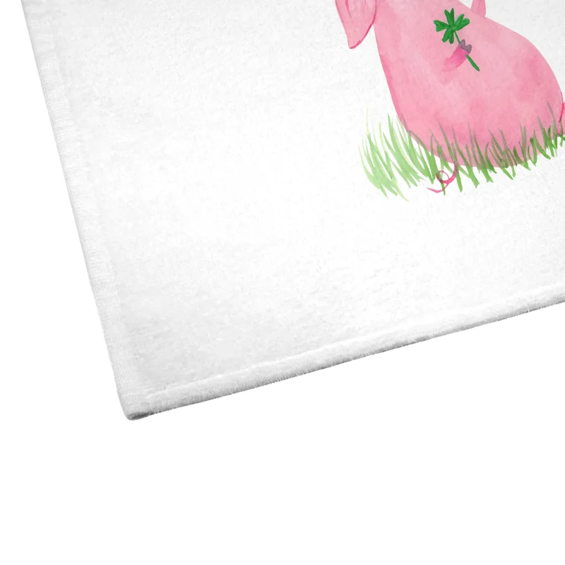 Handtuch Schwein Glück