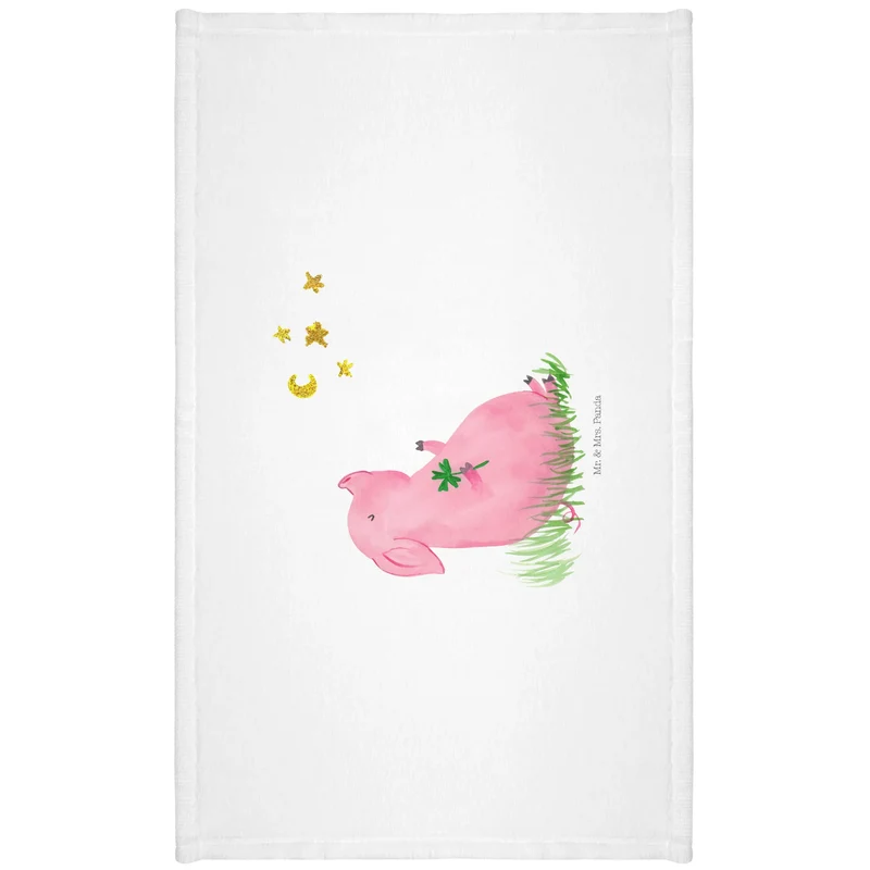Handtuch Schwein Glück
