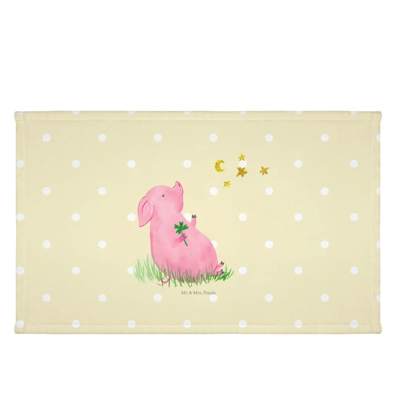 Handtuch Schwein Glück