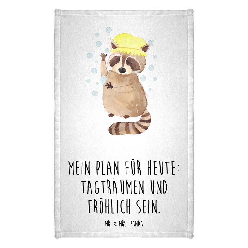 Gästehandtuch Waschbär