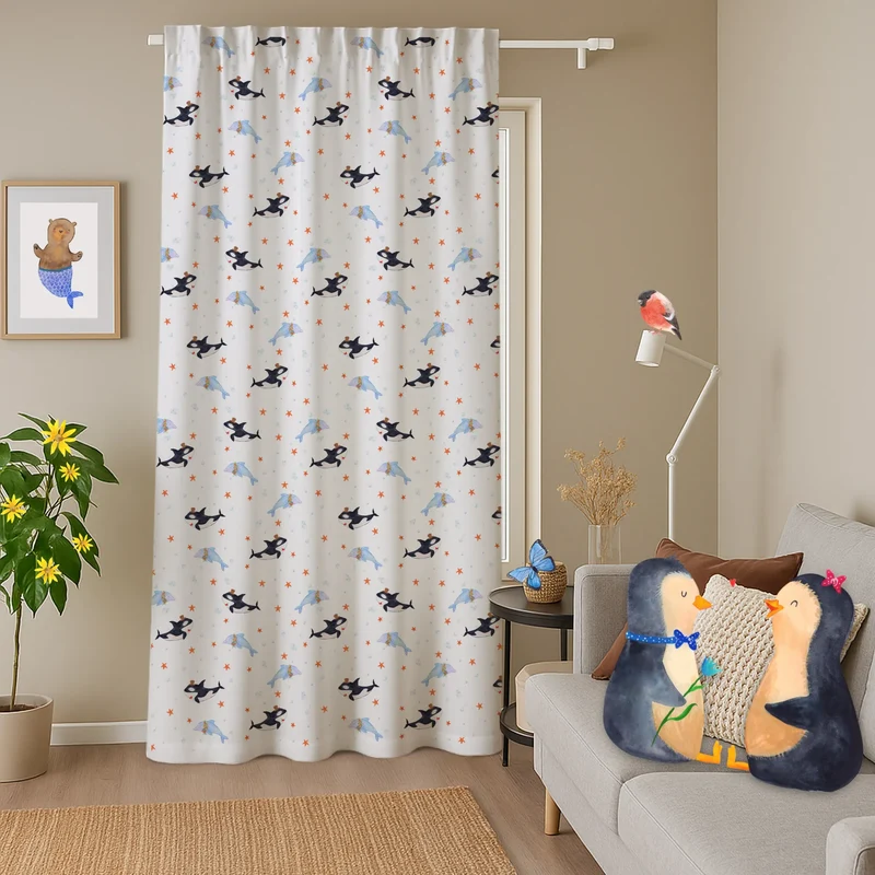 Vorhang Orca Zylinder Muster