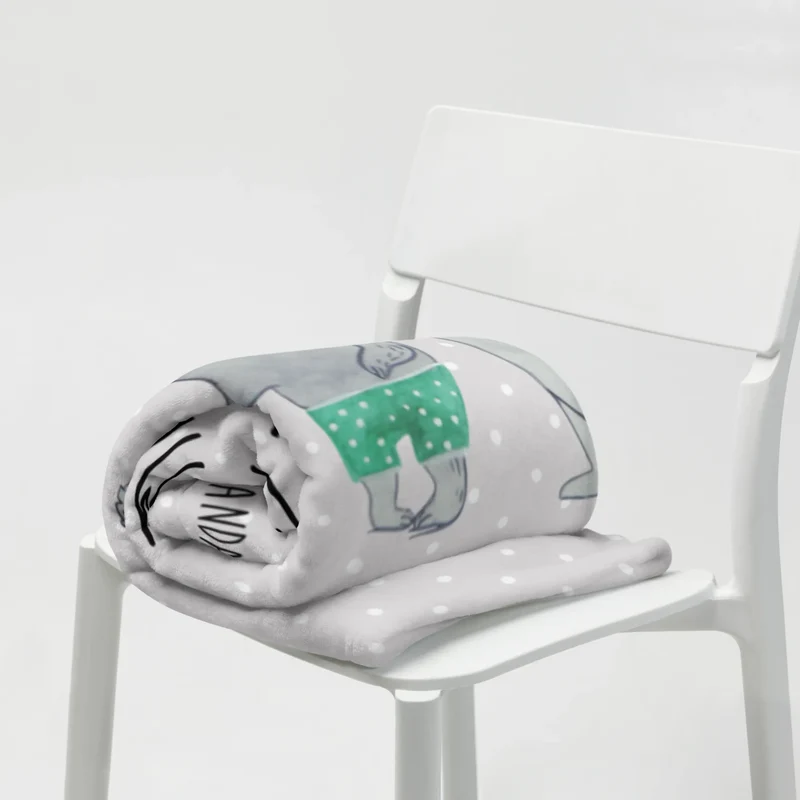 Kuscheldecke Koala Familie zwei