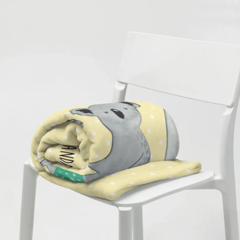 Kuscheldecke Koala Familie zwei