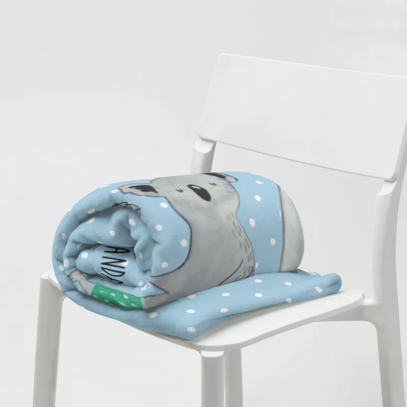 Kuscheldecke Koala Familie zwei