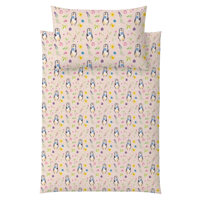 Kinderbettwäsche Pinguin Lolli Muster