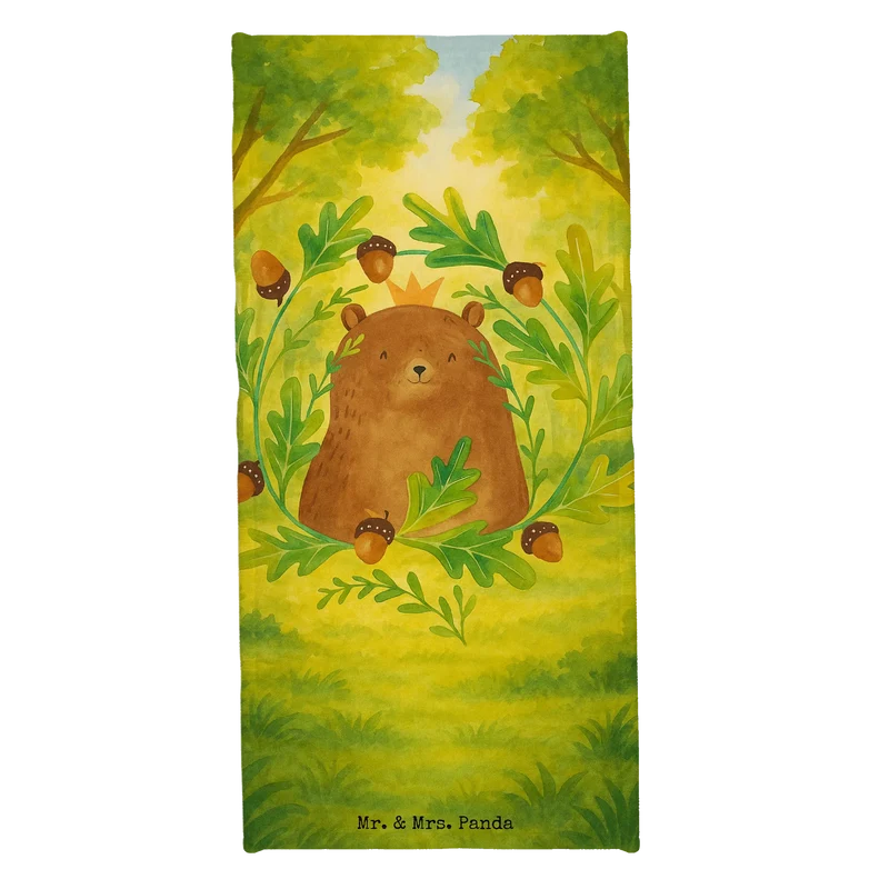 Badehandtuch Bär König Design