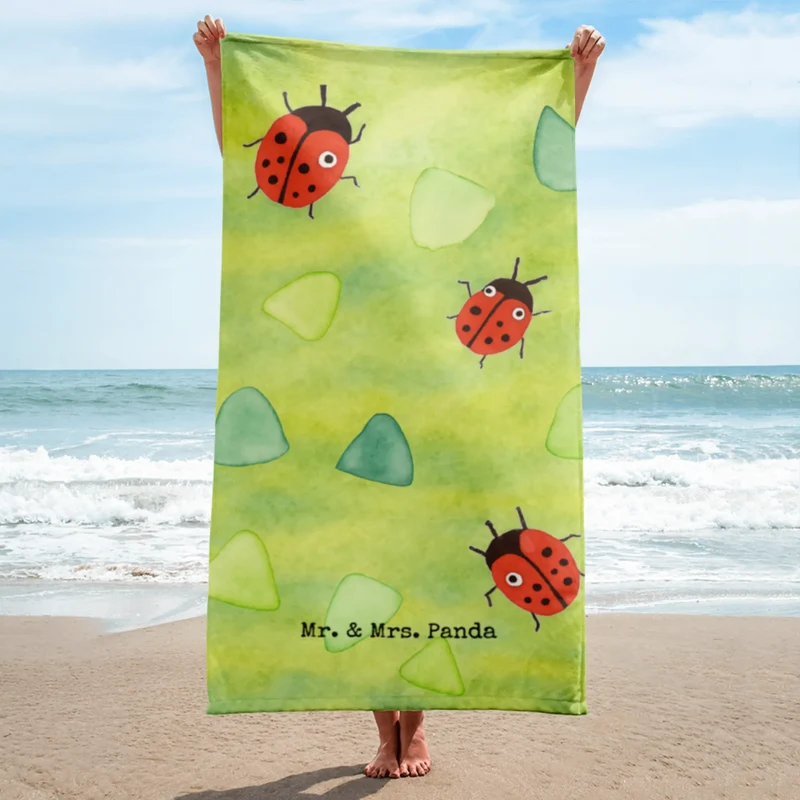 XL Badehandtuch Marienkäfer Design Design