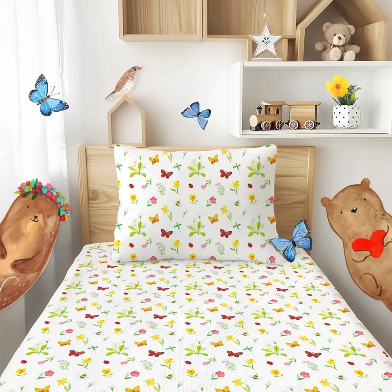 Kinderbettwäsche Ostern Frühlingsgefühle Muster