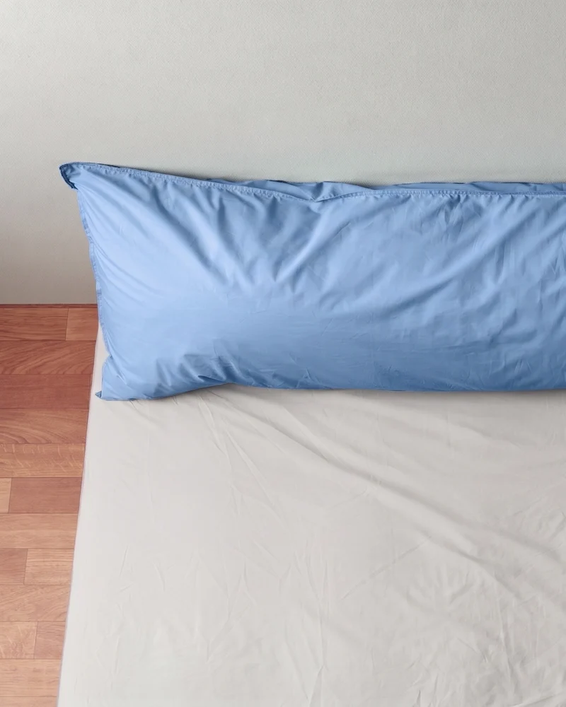 bedMATE Pillowcase Satin Ocean Blue