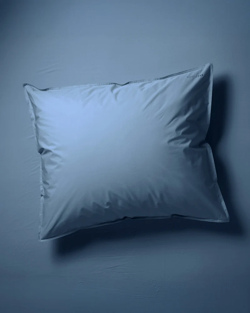 Pillowcase Cotton Quiet Blue