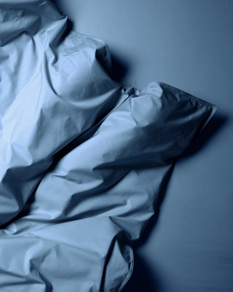 Duvet Cover Cotton Quiet Blue