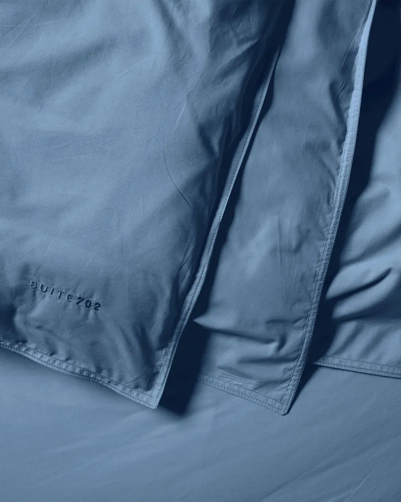 Duvet Cover Cotton Quiet Blue