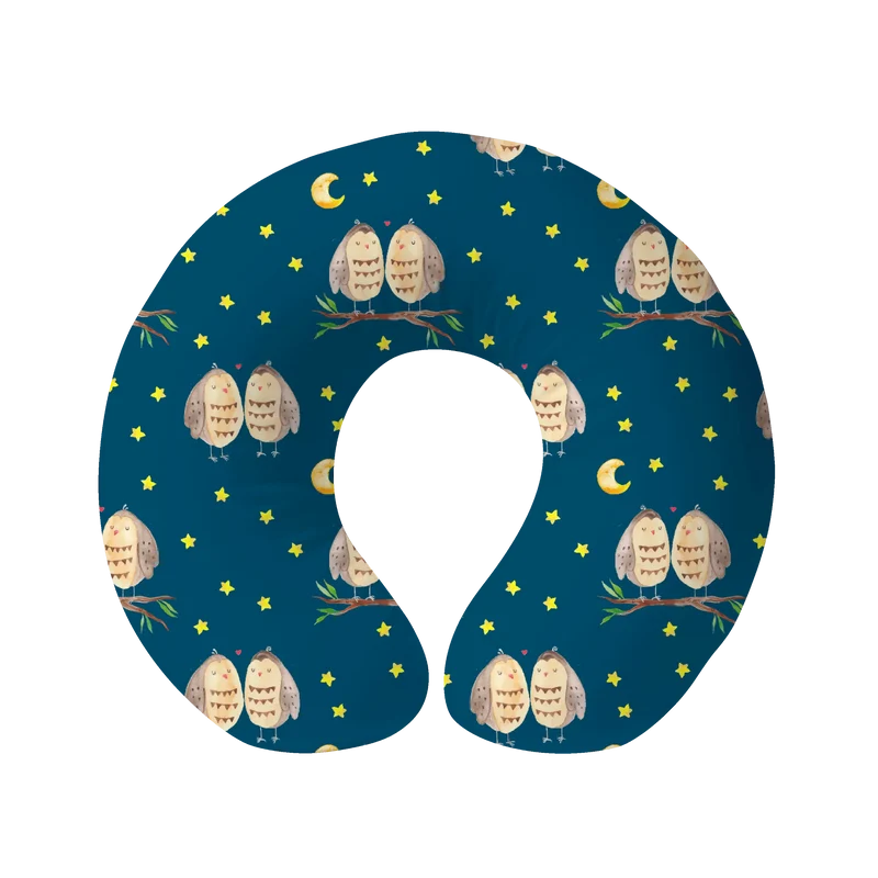 Nackenkissen Eulen Liebe Muster
