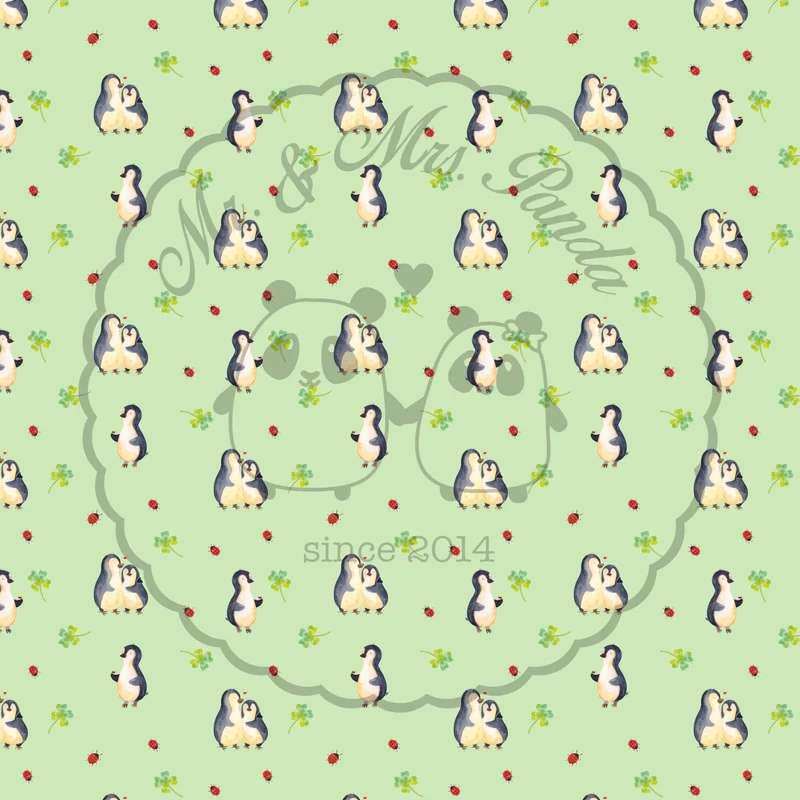 Nackenkissen Pinguin Marienkäfer Muster