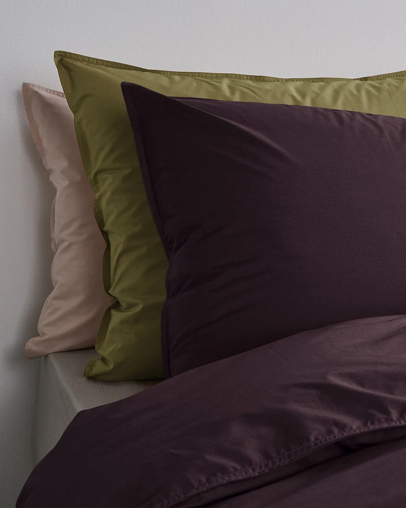Duvet Cover Cotton Plum Noir