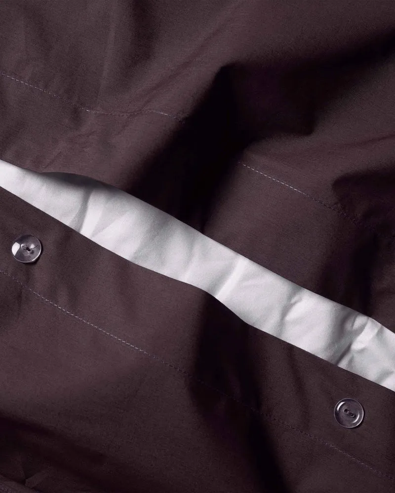 Duvet Cover Cotton Plum Noir