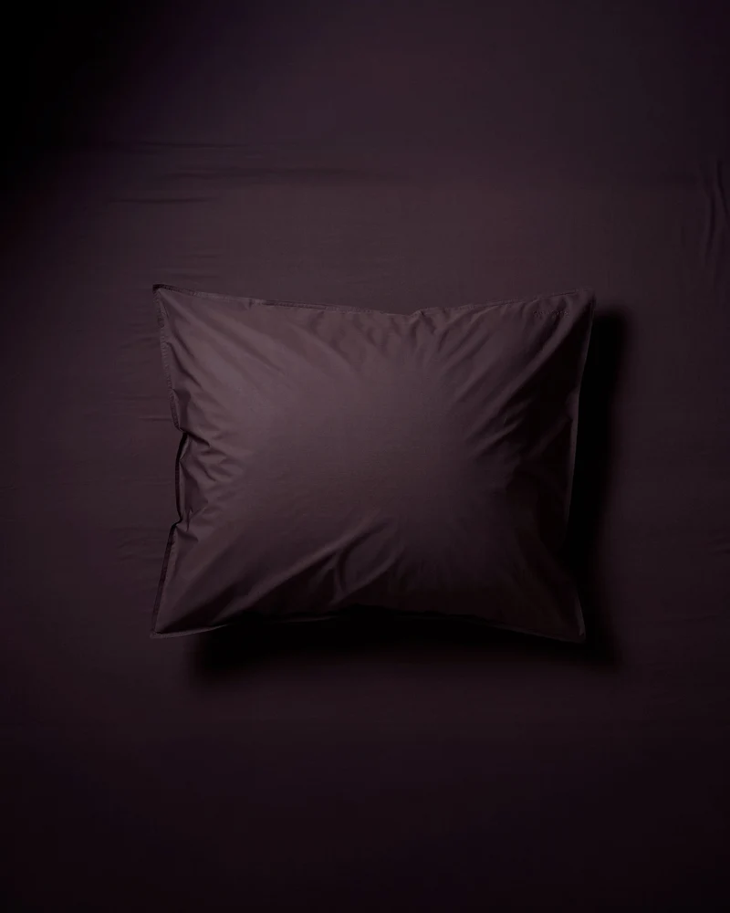 Pillowcase Cotton Plum Noir