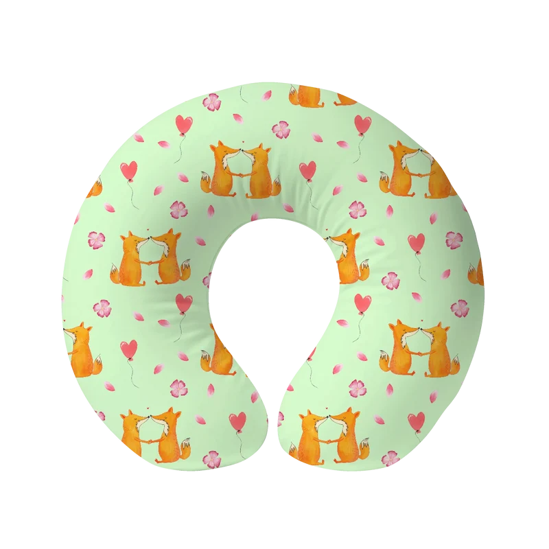 Nackenkissen Füchse Liebe Muster