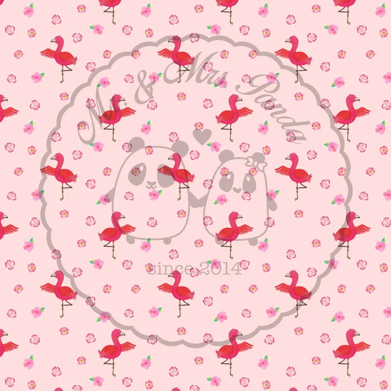 Kinderbettwäsche Flamingo Yoga Muster
