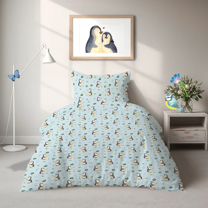 Bettwäsche Pinguin Angler Muster