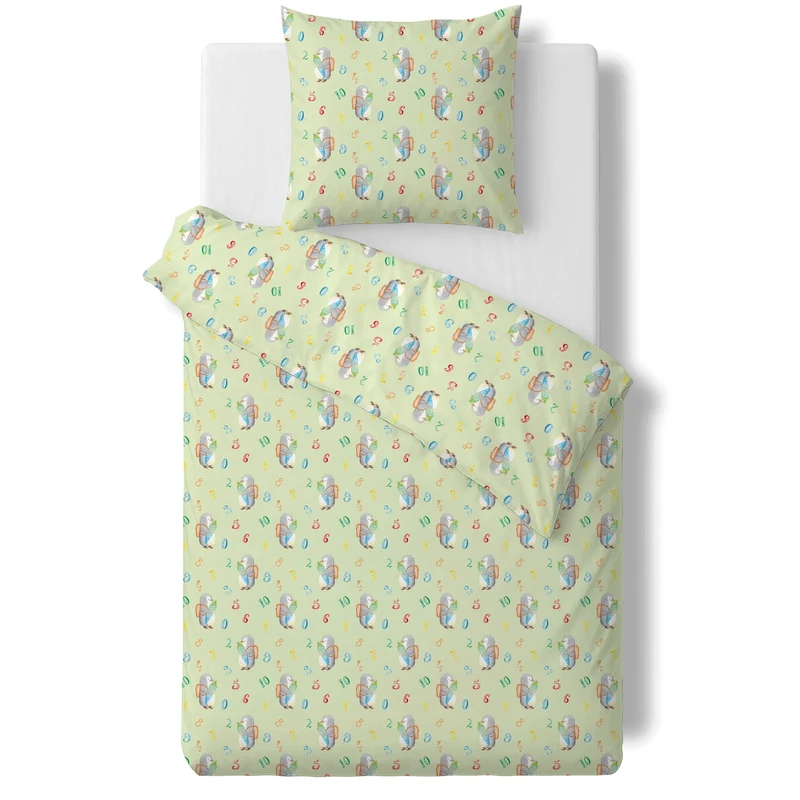 Bettwäsche Pinguin Schultüte Muster