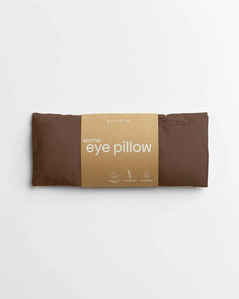 Aroma Eye Pillow Coffee Brown