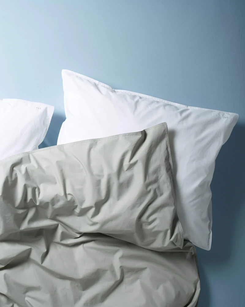 Fitted Sheet Cotton Sky Blue