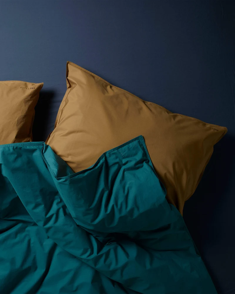Fitted Sheet Cotton Navy Blue