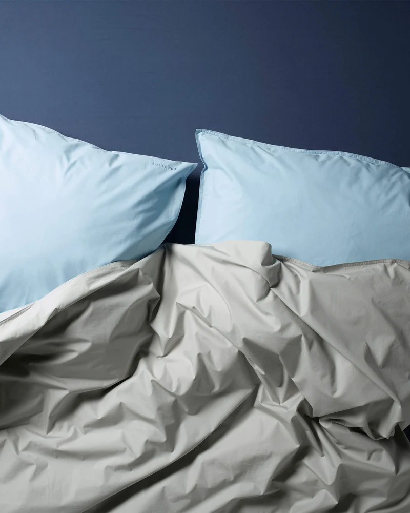 Fitted Sheet Cotton Navy Blue