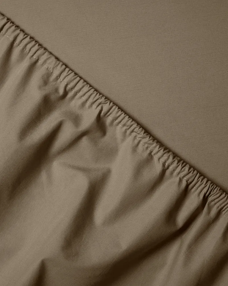 Fitted Sheet Cotton Smokey