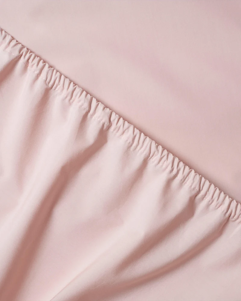 Fitted Sheet Cotton Blush