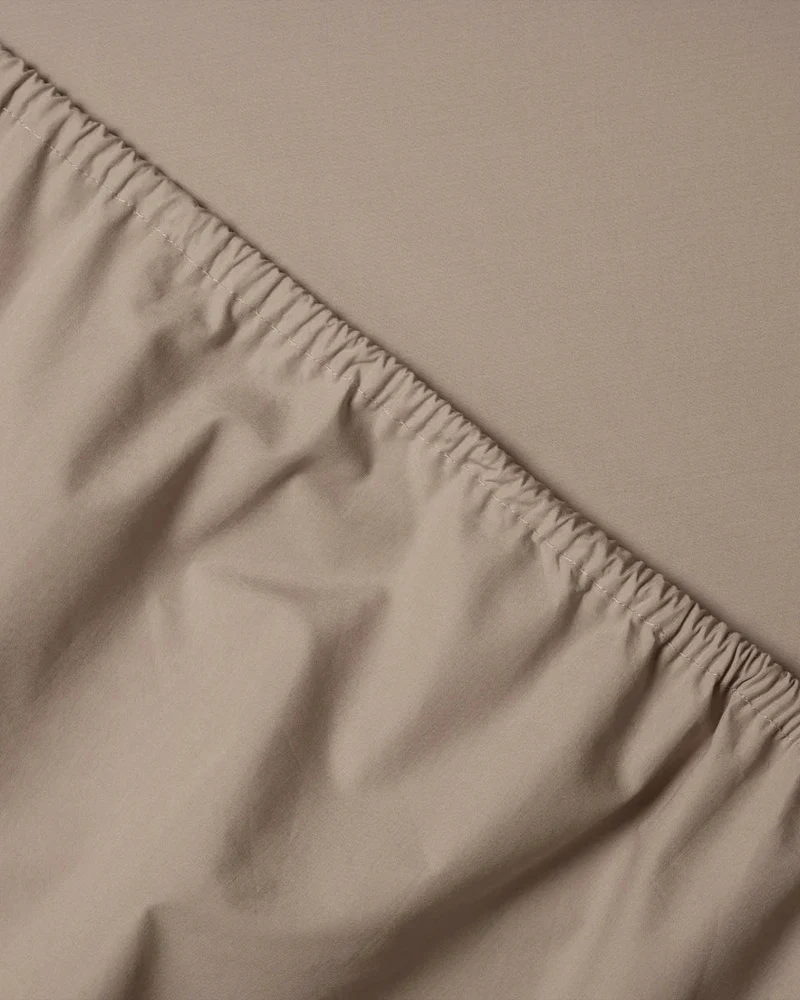 Fitted Sheet Cotton Camel