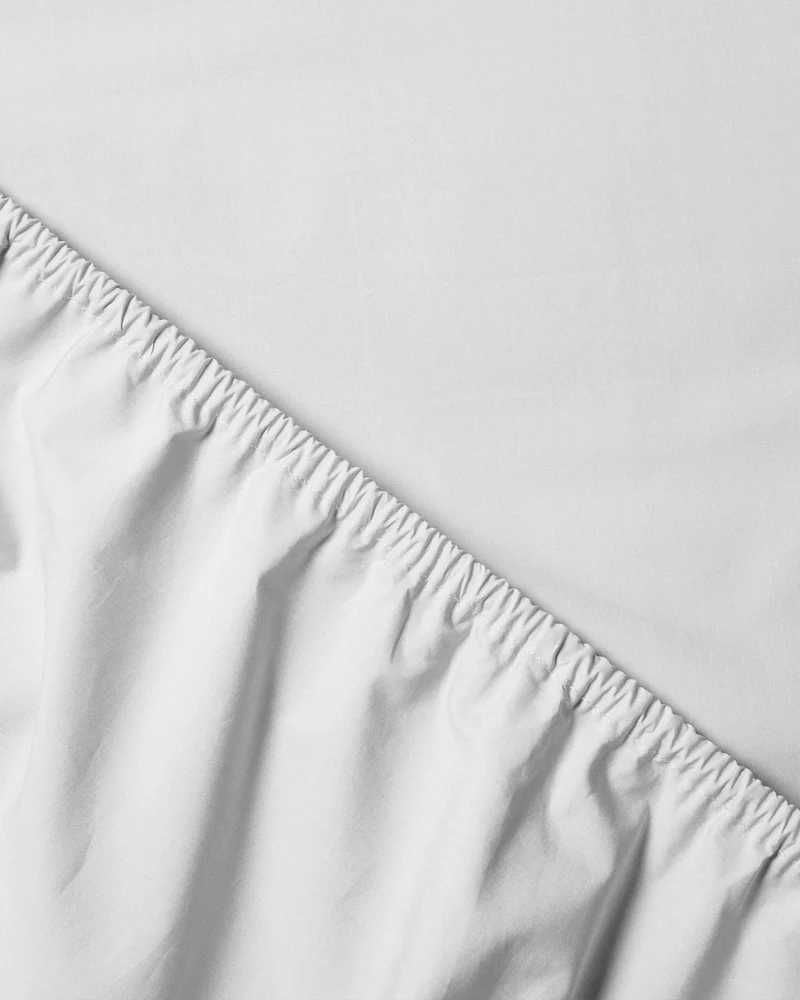 Fitted Sheet Cotton Pebble