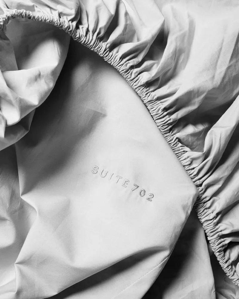 Fitted Sheet Cotton Pebble