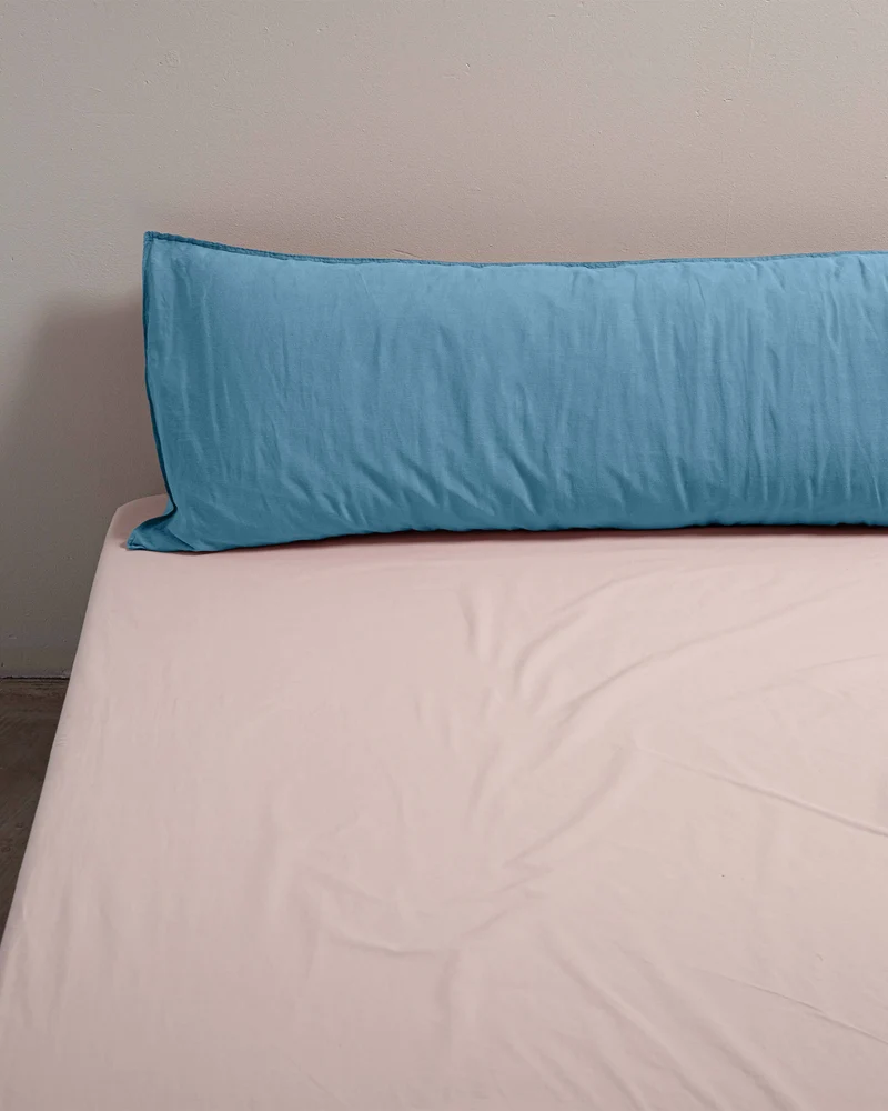 bedMATE Pillowcase Linen True Blue
