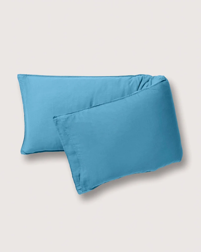 bedMATE Pillowcase Linen True Blue