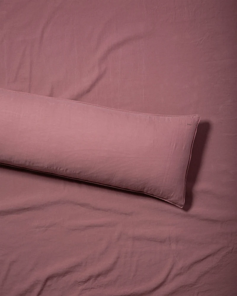 bedMATE Pillowcase Linen Mauve Rose