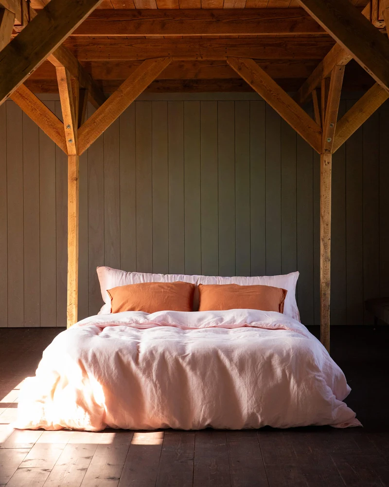 bedMATE Pillowcase Linen Shell Pink