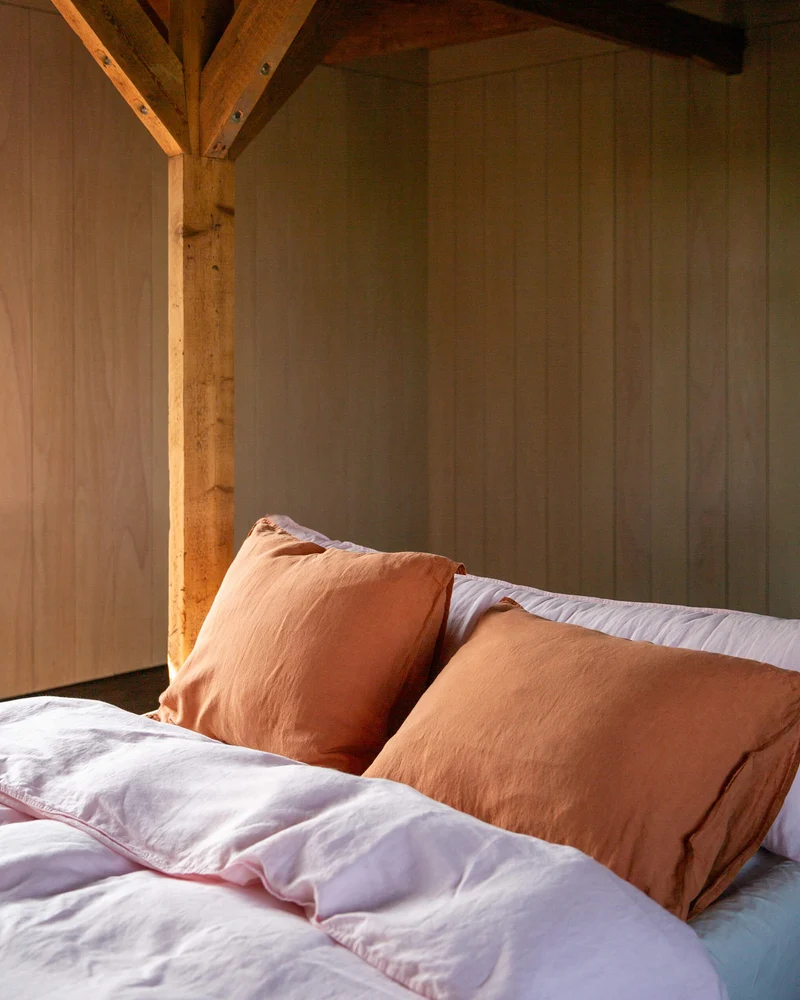 bedMATE Pillowcase Linen Shell Pink