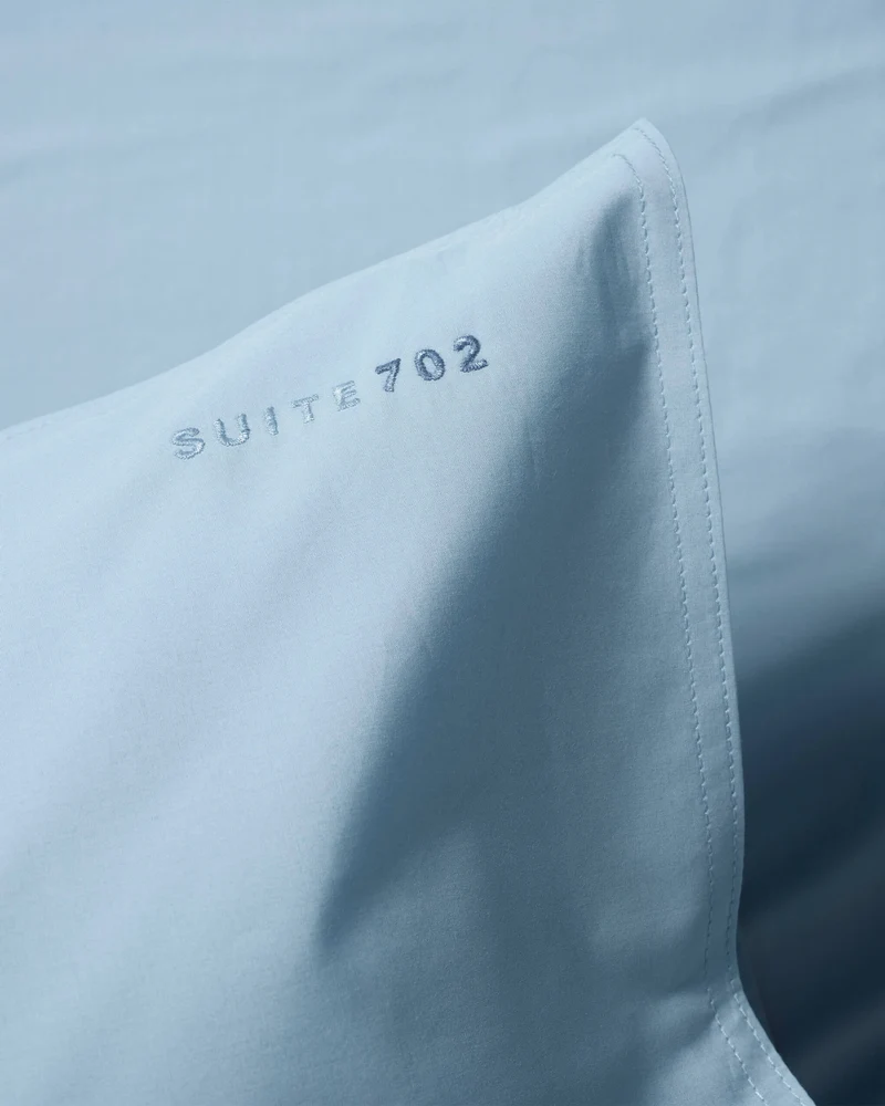Pillowcase Cotton Sky Blue