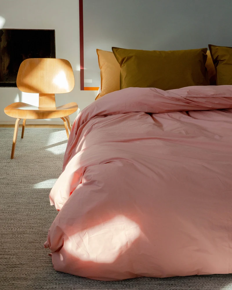 Pillowcase Cotton Khaki Gold