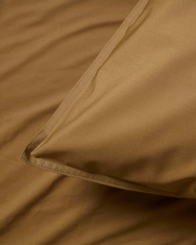 Pillowcase Cotton Khaki Gold
