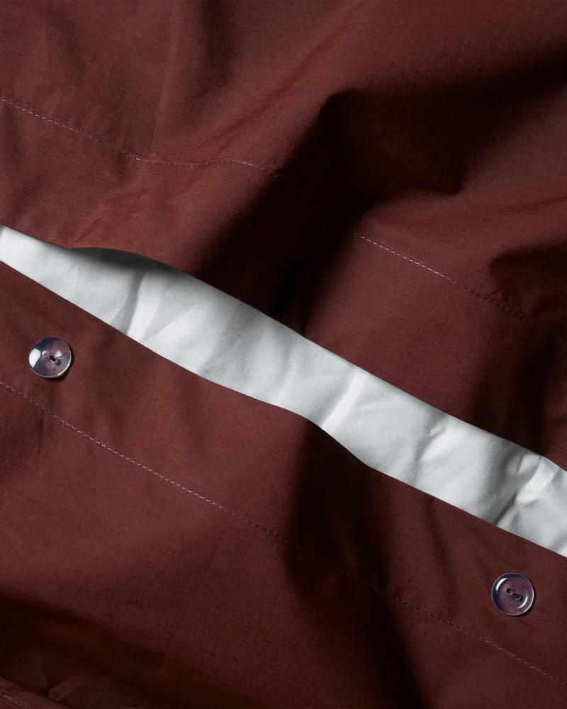 Duvet Cover Cotton Brique Red