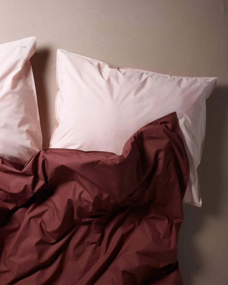 Duvet Cover Cotton Brique Red